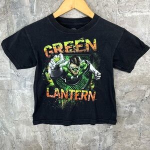 Green Lantern Kids Black T-Shirt Size M /8‎